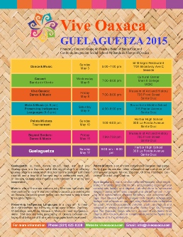 Guelaguetza 2015 Week events